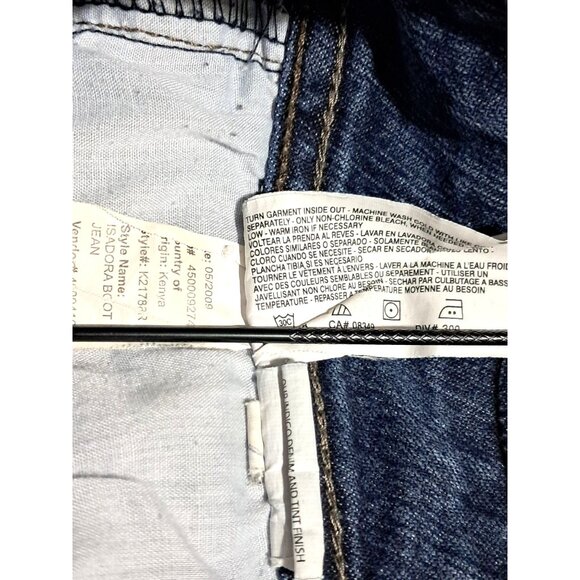 Gloria Vanderbilt Womens Petite 12P Amanda Jean Indigo Denim Bootcut Stretch - Picture 5 of 10